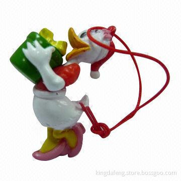 Christmas Ornament, Made of PVC, Customized Designs, Colors and Logo Printing Welcomed
